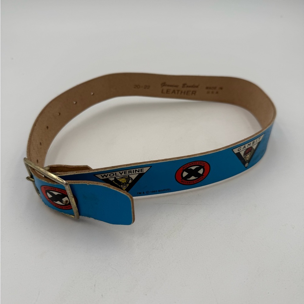 1993 Marvel Universe X- Men Mutants Unite Childs Belt Wolverine Gambit Cyclops